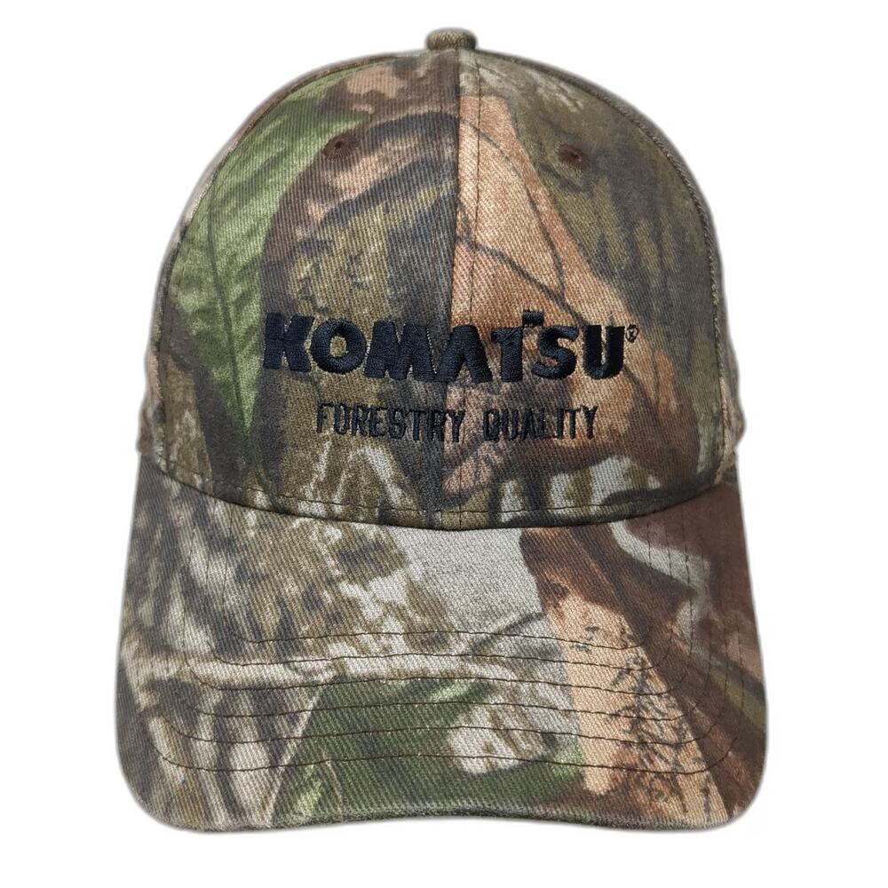 Cap America Komatsu Forestry Quality Green Camo One Size Baseball Cap Hat